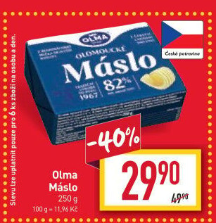 Máslo Olma