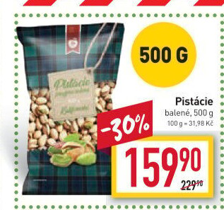 Pražené pistácie IBK Trade