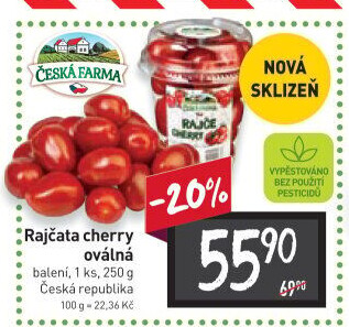 Rajčata cherry Česká farma