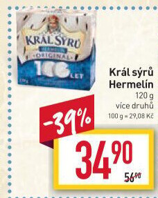 Sýr Hermelín Král sýrů