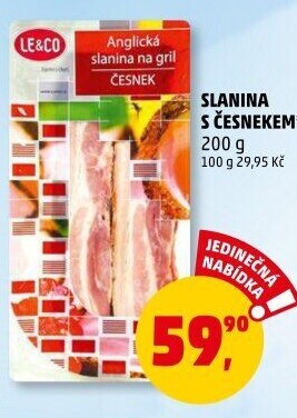 Anglická slanina LE&amp