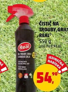 Čistič na gril, trouby, kamna Real