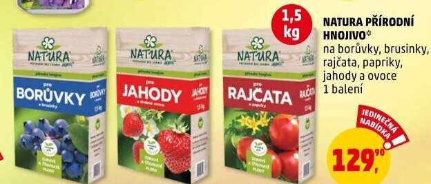 Hnojivo na borůvky a brusinky Natura Agro