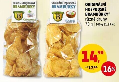 Hospodské brambůrky Bramborárna Zykmund