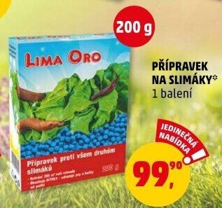 Přípravek proti slimákům Lima Oro