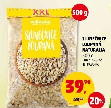 Slunečnice loupaná Naturalia