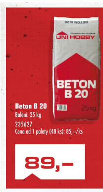 Beton B20 Uni Hobby