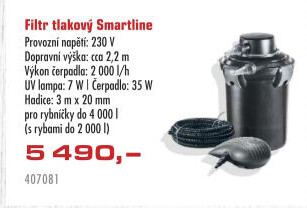 Filtr tlakový Smartline