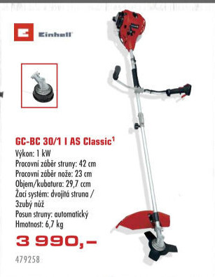 Křovinořez benzínový Einhell GC-BC 30/1 I AS Classic