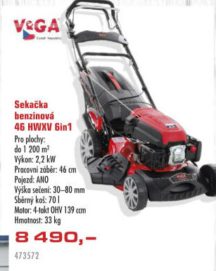 Motorová sekačka 6in1 VeGA 46 HWXV