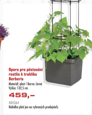 Opora pro pěstování rostlin v truhlíku Plastia