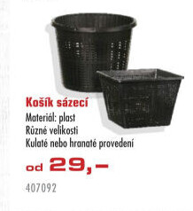 Sázecí košík do jezírek