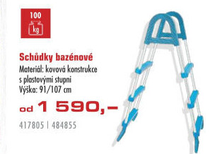 Schůdky k bazénu Tampa Marimex