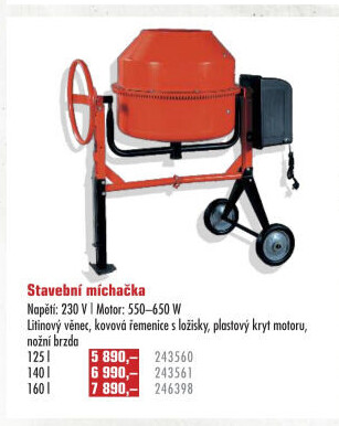 Stavební míchačka Ma-tech