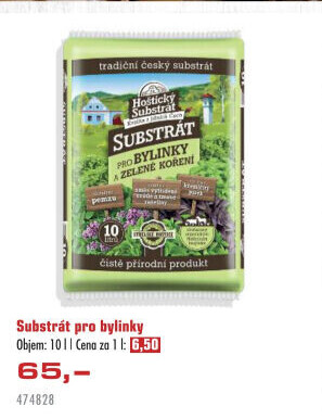 Substrát Hoštický pro bylinky a zelené koření Hoštický Substrát