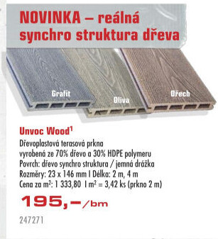 Terasové prkno WPC