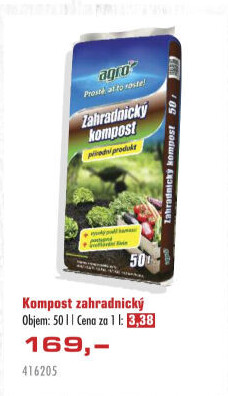 Zahradnický kompost Agro