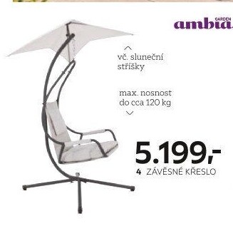 ZÁVĚSNÉ KŘESLO