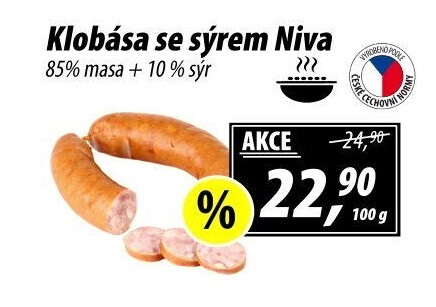 Klobása s nivou