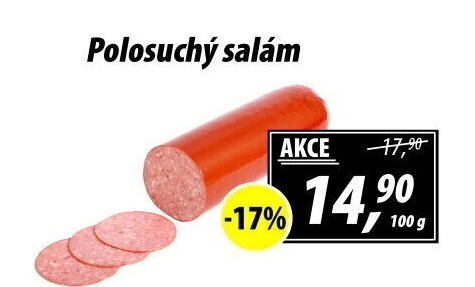Polosuchý salám