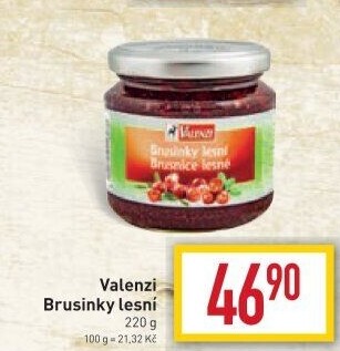 Brusinky lesní Valenzi
