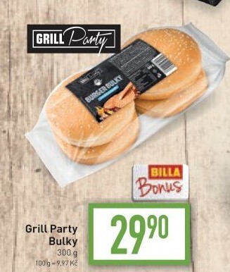 Bulky na hamburger Grill Party
