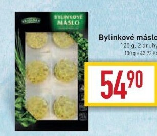 Bylinkové máslo Krajánek