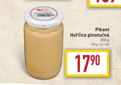 Hořčice plnotučná Pikant
