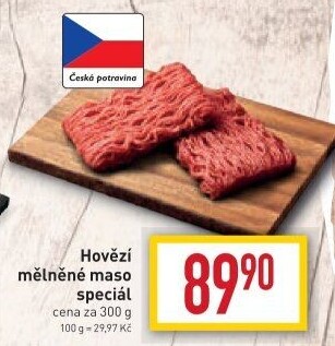Hovězí mleté maso speciál