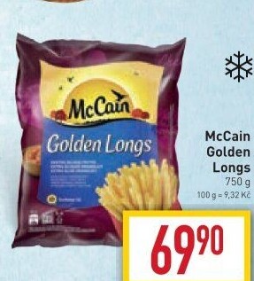 Hranolky mražené Golden Longs McCain