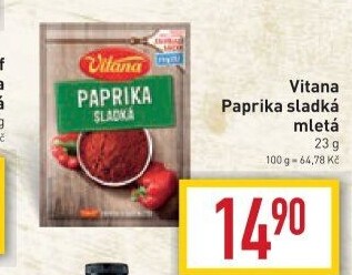 Koření Paprika sladká Vitana