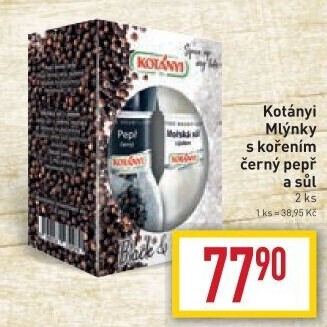 Mlýnek sůl a pepř Kotányi