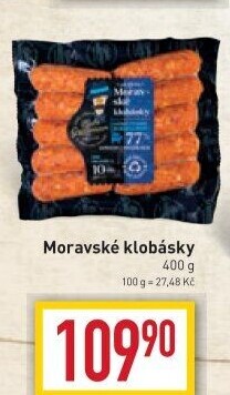 Moravské klobásky Láďa Grileman Kostelecké uzeniny