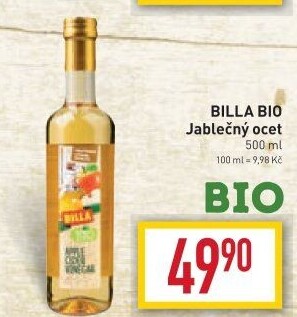Ocet jablečný bio Billa
