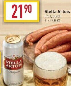 Pivo světlý ležák Stella Artois
