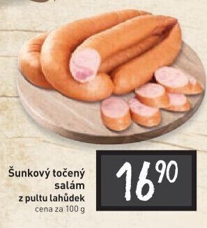 Salám šunkový točený