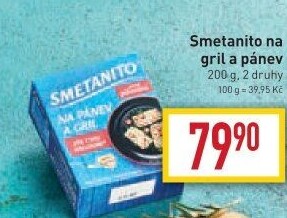 Sýr Smetanito na gril Želetava