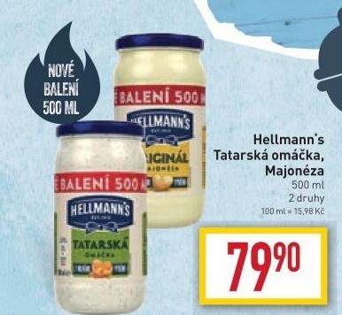 Tatarská omáčka Hellmann'