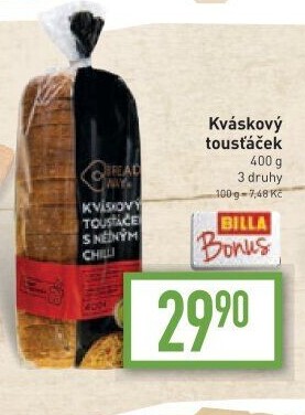 Toustový chléb kváskový Breadway