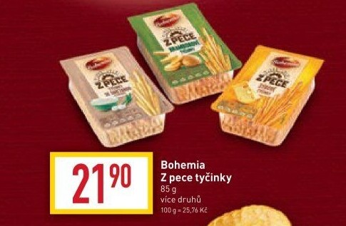 Tyčinky Z pece Bohemia Chips