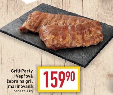 Vepřová žebra marinovaná na gril Grill Party