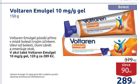 Emulgel proti bolesti Voltaren