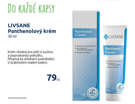 Krém pantheno Livsane