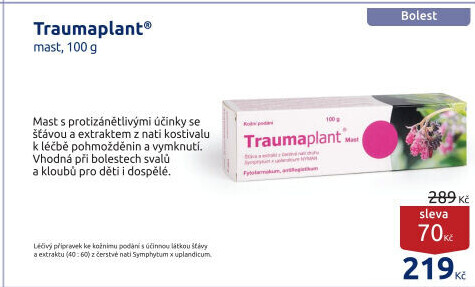 Mast na pohmožděniny Traumaplant
