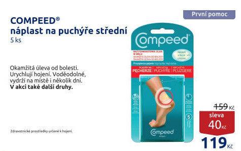 Náplast na puchýře Compeed