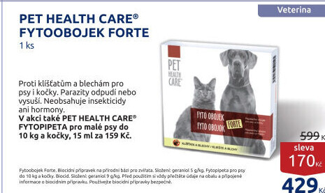 Obojek pro psy a kočky antiparazitní Fyto Pet Health Care