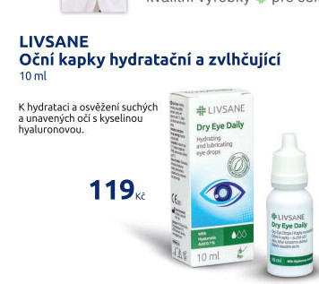Oční kapky zvlhčující Livsane