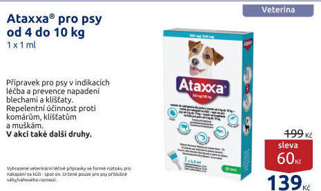 Pipeta antiparazitní Spot On Ataxxa