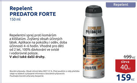 Repelent ve spreji Forte Predator Leroy
