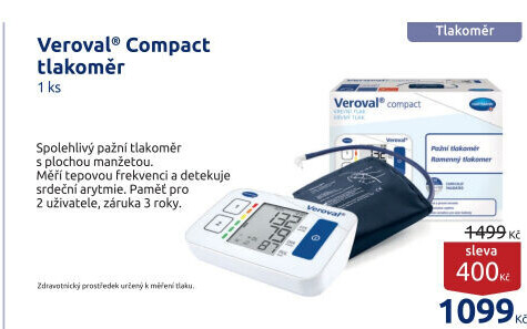 Tlakoměr Compact Veroval